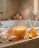 Свеча в стеклянном подсвечнике Kaktus Bliss Essentials Orange blossom 230гр - изображение 4