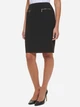 Юбка мини осенняя прямая женская Tommy Hilfiger 128649772 4 Черная (1160200776) - изображение 3