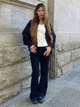 Джинсы Клеш женские Uniqlo 544289656 27 Черные (1159963145) - изображение 5