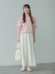Юбка длинная летняя женская Uniqlo 366905472 XL Молочная (1160141705) - изображение 7