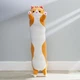 Плюшевая игрушка Рыжий кот Батон 50 см для детей, мягкая детская подушка обнимашка антистресс для дома и сна - изображение 4