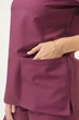 Костюм медичний STUGA MEDICAL «Марія» рожевий (77006017700602) M - зображення 5