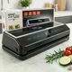 Вакууматор 35 см с рулоном пакетов, LED, 200 Вт, ZP-00374, черный / Вакуумный упаковщик с резаком для сухих и влажных продуктов - изображение 3