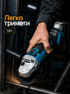 Аккумуляторная угловая шлифмашина для монтажа и ремонта с бесщеточным двигателем 125 мм 2 АКБ 48 В 6 А·час 3 режима и контролем перегрузки в кейсе - изображение 4