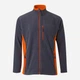 Толстовка на флисе, на молнии мужская Velilla 201504_08/16 XL Grey/Orange (8434455376205) - изображение 1