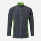 Толстовка на флисе, на молнии мужская Velilla 201504_08/25 XL Grey/Lime Green (8434455376274) - изображение 1