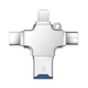 Флешка для айфону Адаптер IPhone Extreme 64 Gb USB-накопичувач USB 3.0 iOS Micro Type-C Apple Lightning 4 в 1 - зображення 4