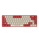 Клавіатура Ajazz AK680 Wired Brown Switch White Red - зображення 3