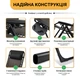Раскладное кресло шезлонг для сада LEOBRO Zero Gravity Premium Brown Rattan (LB-ZGC-G2-RB) - изображение 5