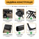 Кресло шезлонг LEOBRO до 150 кг Zero Gravity Premium Grey Rattan (LB-ZGC-G2-RG) - изображение 6
