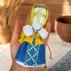 Лялька мотанка міні у жовто-блакитній хустці 14 см Гранд Презент 014 ХЖ-1 - зображення 1
