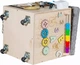 Pufa sensoryczna Montessori 3toysm Tablica manipulacyjna z siedziskiem kółeczkami (PM1) (5905325439045) - obraz 6