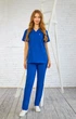 Жіночий медичний костюм Марія Аврора волошковий 56 - изображение 1