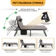 Раскладная кровать до 150 кг с матрасом и подушкой LEOBRO Grey (LB-FB-A1-GRY) - изображение 7