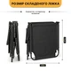 Складная кровать ProDobro LB-FB-A1-BRN с матрасом и подушкой 190х80 см металлическая коричневая - изображение 6