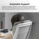 Крісло офісне Cougar Stryder White, текстиль, білий - изображение 11