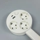 Поворотний телескопічний подовжувач 360 Power Strip, 3 розетки і 2 порти для зарядки USB-A, Type-C - зображення 6