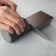 Роликова точилка для заточування ножів Roller sharpener з 4 стороньою магнітною кутовою основою + 2 диски чорна - изображение 7