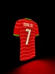 LED Нічник Лайтбокс Portugal Cristiano Ronaldo Light Box (15,5х21х3см) Для Дому Світильник Збірна Португалії з футболу Кріштіану Роналду - изображение 3