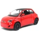 Машинка металева "Fiat 500E", червоний Kinsmart (219797) - изображение 1