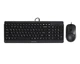 Комплект проводная клавиатура с мышью A4Tech Fstyler F1512, USB, черный цвет - изображение 1