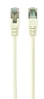 Патч-корд Cablexpert PP6-2M/W, FTP, категория 6, литой, 50u" штекер с фиксатором, 2.0 м, белый - изображение 1