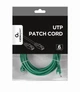 Патч корд Cablexpert PP6U-5M/G, UTP, категорія 6, литий, 50u" штекер із фіксатором, 5 м, зелений - зображення 3