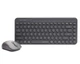 Комплект бездротовий клавіатура з мишою A4Tech Fstyler FG3200 Air2 (Grey), сірий колір - зображення 1