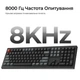 Клавиатура беспроводная Keychron V6 Ultra Bluetooth/2.4 ГГц/USB Type-C 108 клавиш RGB Keychron Silk POM Red Black (V6U-D1-UA) - изображение 7