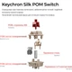 Клавиатура беспроводная Keychron V1 Ultra Bluetooth/2.4 ГГц/USB Type-C 81 клавиша RGB Keychron Silk POM Red Black (V1U-D1-UA) - изображение 7