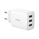 Сетевое зарядное устройство Baseus Compact Charger 3U 17W EU White - изображение 1