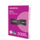 Портативний SSD ADATA SC610 2TB USB 3.2 550/500Mb/s Black - изображение 2