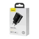 Сетевое зарядное устройство Baseus Speed Mini Quick Charger 1C 20W EU Black - изображение 2