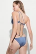 Купальник с уплотнённой чашкой, плавки бразилиана Victoria's Secret 48B/XL Синий (149925) - изображение 3