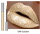 Рідка губна помада з блискітками QiBEST Diamond LipnGlaze №4 Golden водостійка - зображення 1