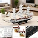 Детский конструктор парусный корабль White Swan 66 х 41.5 х 10 см, 1672 детали (FC6006) - изображение 4