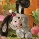 Коллекционная мягкая игрушка с кольцом POP TOP Rebel Bear серии Sweet Zoo - Зоомалюки - изображение 4