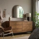 Дзеркало ІКЕА LINDBYN 80x80 см Золотий колір (00633936) - изображение 2