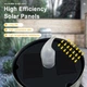 Садові LED-свічки 3 шт на сонячній батареї декоративні світильники для саду тепле світло - зображення 5