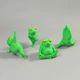 Декоративная фигурка Лягушка-йог Поза Воина из PLA-пластика, салатовая, 3D-печать, высота 7,5 см - изображение 12