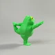 Декоративная фигурка Лягушка-йог Поза Танцора из PLA-пластика, салатовая, 3D-печать, высота 6,5 см - изображение 4