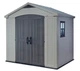 Садовый дом KETER FACTOR 8x6 пластиковый 256,5x182x243 см бежевый - изображение 1