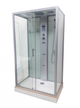 Душовий бокс VERONIS BN-5-52 120×80×215 см, низький піддон, прозоре скло, матовий профіль, гідромасаж - изображение 1