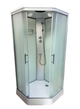 Душовий бокс VERONIS BN-1-90 90×90×215 см, п'ятикутний, матове скло, матовий профіль, низький піддон - изображение 3