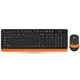 Комплект беспроводной A4Tech FG1010 Wireless Orange - изображение 1