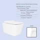 Подвесной унитаз Qtap Crow Rimless 520x360x290 см керамика белый комплект инсталляции - изображение 3