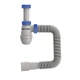 Сифон трубный Mixxus SU-04-A 1 1/4" 32 мм пластик черный 25х10х10 см - изображение 1