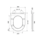 Унитаз напольный без бачка Mixxus Premium Bevel-0702-T3 555х365х410 мм Санитарная фарфоровая Белый - изображение 7