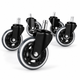 Колеса роликовые для офисного кресла ORZAC Rollerblade, комплект 5 шт., для компьютерного стула - изображение 1