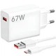 Зарядное устройство Xiaomi HyperCharge 67 Вт Type-A + USB-C кабель Белый (BHR9465EU) - изображение 2